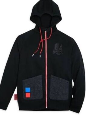 Star Wars Black Darth Vader Zip Hoodie